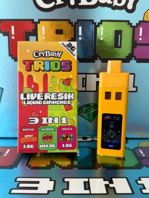 crybaby trios 3 in 1 3g disposable