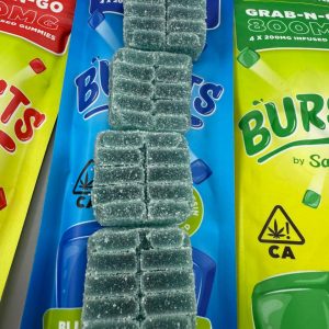 bursts by sauce edibles 800mg