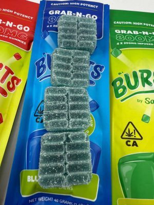 bursts by sauce edibles 800mg